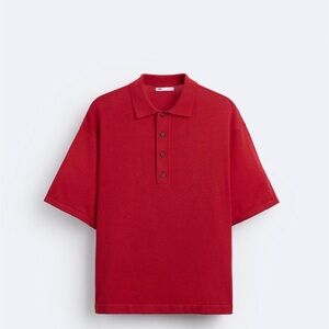 Zara Red Polo Shirt